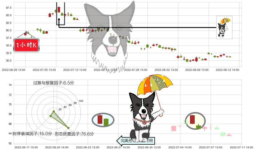 通威股份(sh600438)倾盆大雨K线图-阿布量化