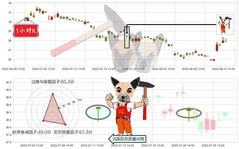 中国人寿(sh601628)锤头线(锤子线)K线图-阿布量化