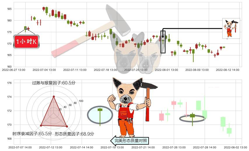 洋河股份(sz002304)锤头线(锤子线)K线图-阿布量化
