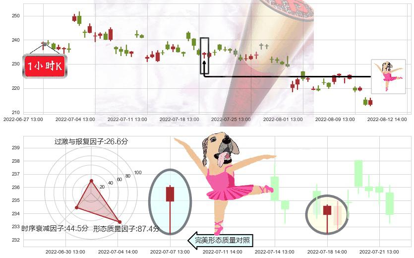 泸州老窖(sz000568)单针探底（定海神针）K线图-阿布量化