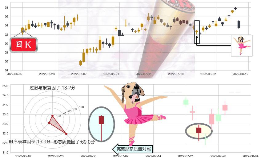 华测导航(sz300627)单针探底(定海神针)K线图-阿布量化