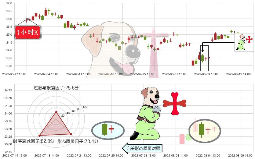 浪潮信息(sz000977)上涨孕十字星K线图-阿布量化