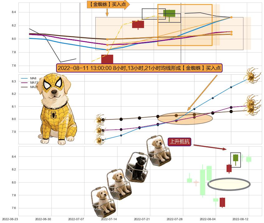 上升抵抗 ➕ 【金蜘蛛】买入点