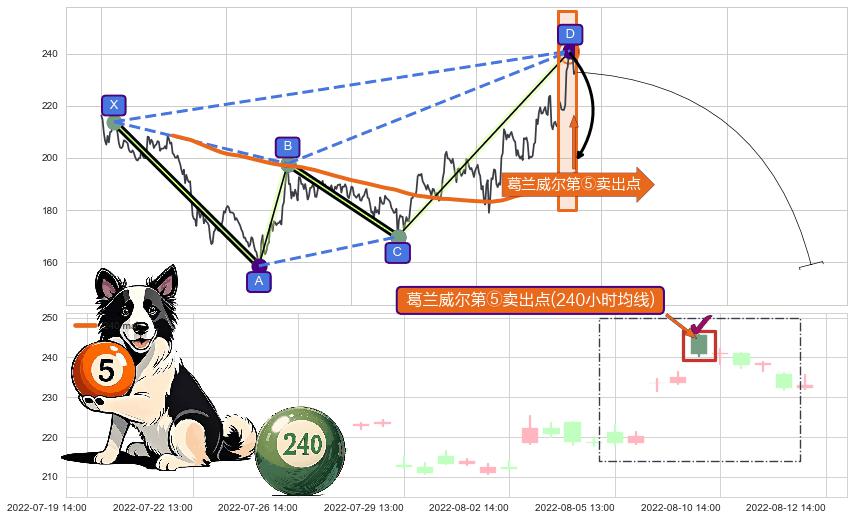 葛兰威尔第⑤卖出点+【战机起航】卖出点 ➕ 谐波(XABCD)
