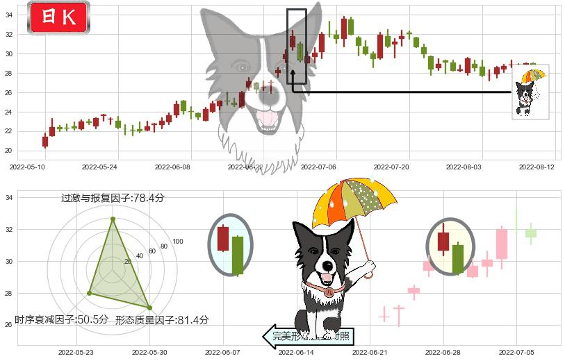 杉杉股份(sh600884)倾盆大雨K线图-阿布量化