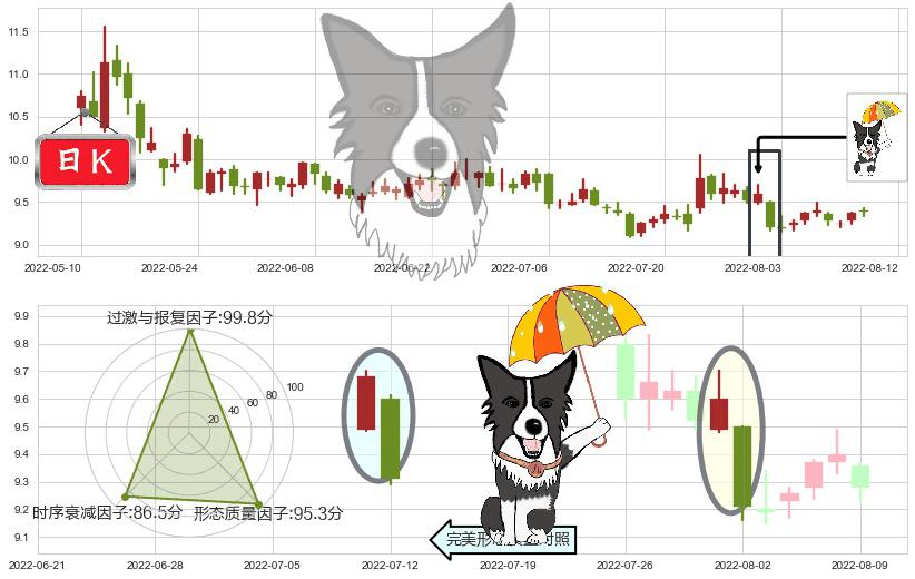 双鹭药业(sz002038)倾盆大雨K线图-阿布量化