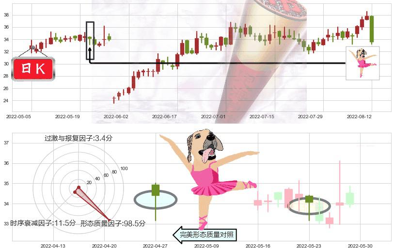 华测导航(sz300627)单针探底(定海神针)K线图-阿布量化
