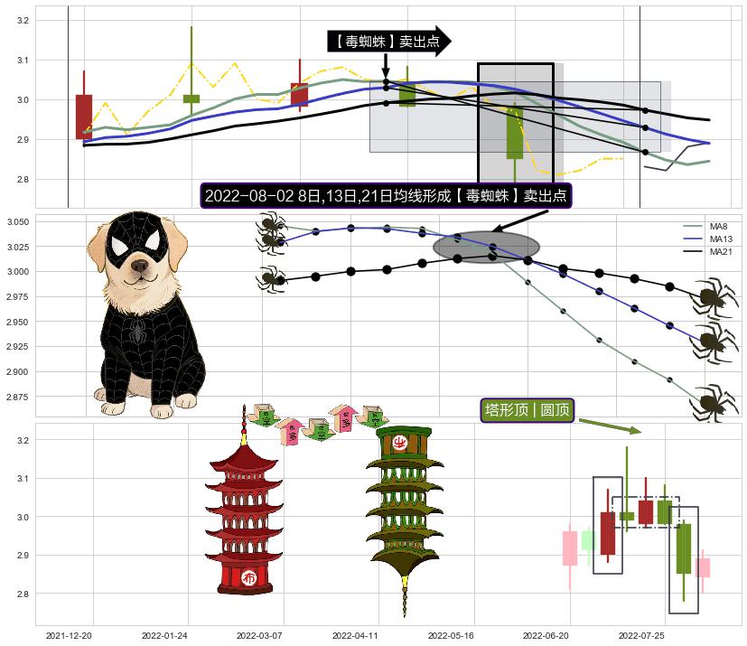 塔形顶 | 圆顶 ➕ 【毒蜘蛛】卖出点