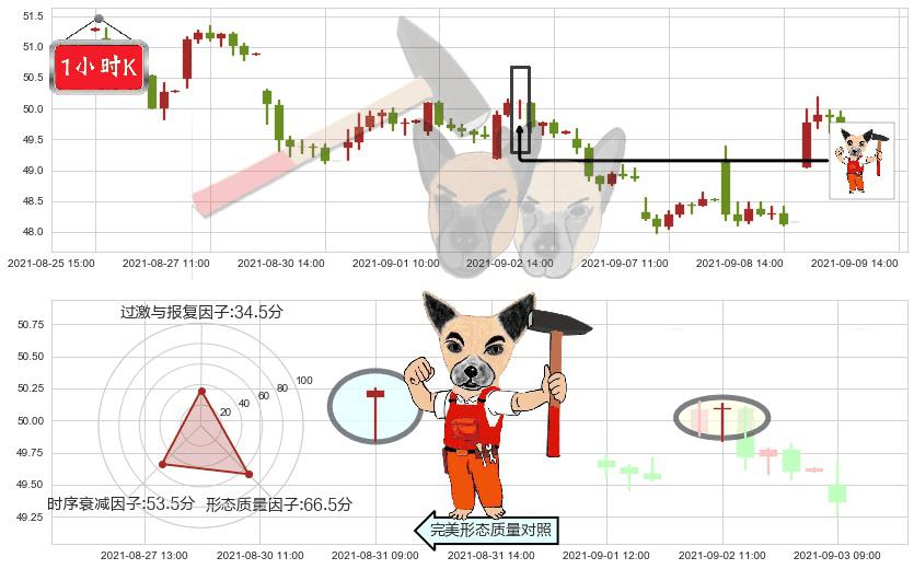 西南航空(usLUV)锤头线(锤子线)K线图-阿布量化