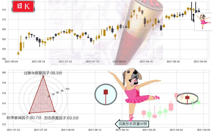 美国生科ETF-iShares(usIBB)单针探底（定海神针）K线图-阿布量化