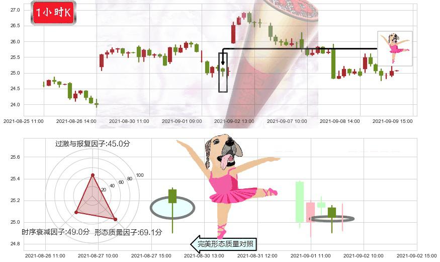 西方石油(usOXY)单针探底(定海神针)K线图-阿布量化
