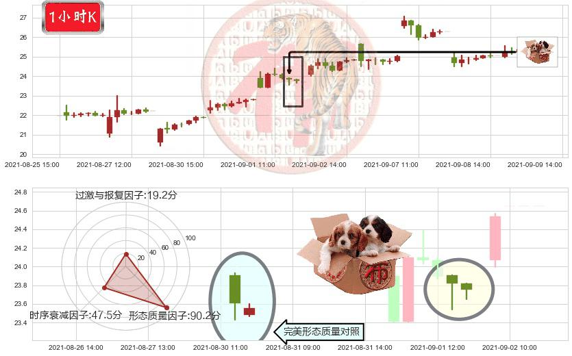 360金融(usQFIN)底部尽头线（上山虎）K线图-阿布量化