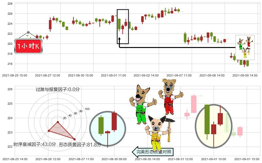 安进(usAMGN)上涨Pinbar组合信号K线图-阿布量化