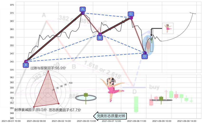 单针探底（定海神针）+锤头线（锤子线） ➕ 谐波(XABCD)
