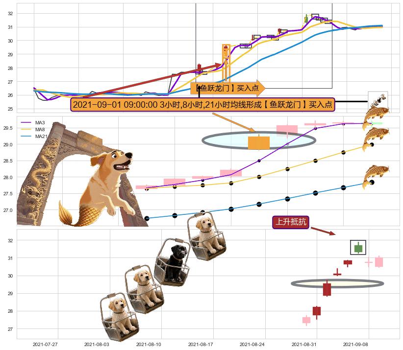 上升抵抗 ➕ 【鱼跃龙门】买入点