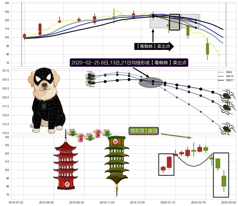 塔形顶 | 圆顶 ➕ 【毒蜘蛛】卖出点
